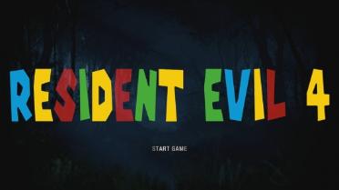 Resident Evil 4 Title - Mario Font