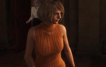 Ashley replaces Leon with her own animation and voice