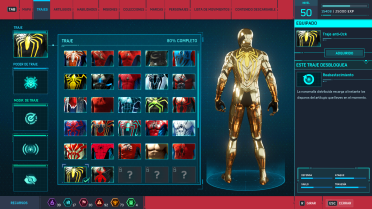 Gold Metal Antiock Suit 3 Versions