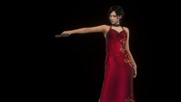 Ada Long Red Cheongsam