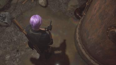 Purple Hair for Leon