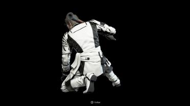 Hero White and Black with Stripes Recolor(Default Hero Head)