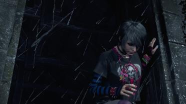 Ashley Casual - Black Hair and Darker Outfit