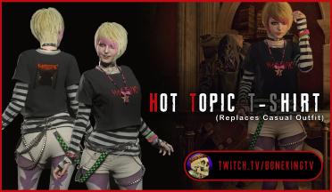 Hot Topic T-Shirts for Ashley's Casual Outfit