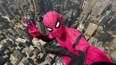 Miles Morales Pink Style for Stark Suit 2 Versions