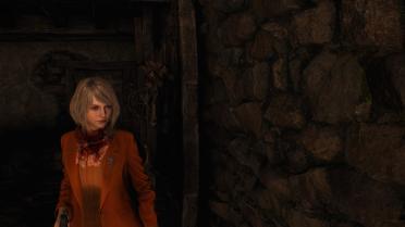 Ashley replaces Leon with her own animation and voice