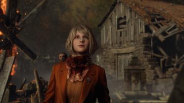 Ashley replaces Leon with her own animation and voice