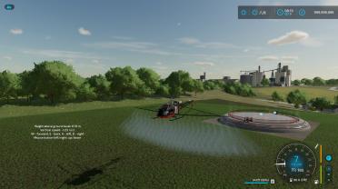 Spraying Helicopters