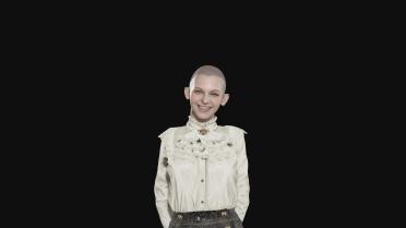 Shaved Head Ashley