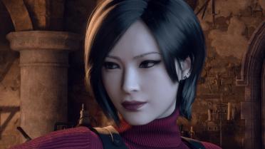 Ada Wong Smokey Matching Red Lips Makeup