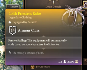 Drow Priestess Robe
