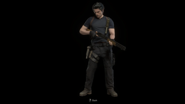Black Hero Hair Over Default Head