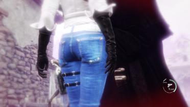 Ada Sexy Jeans Suit