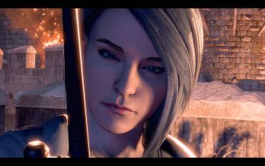 Silver Sable over Ada (Default and Dress)