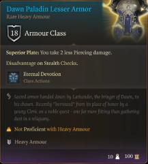 Chosen of Lathander's Armoury