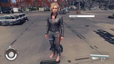 Sarah's Dark Outfit