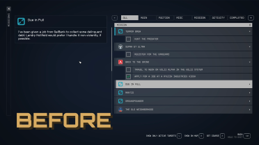 Compact Mission UI