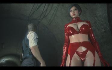 CR-AW Latex Underwear - Red Addon