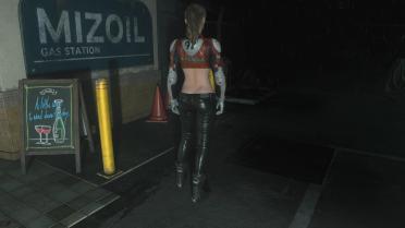 Claire Elza Crop Top And Leather Pants
