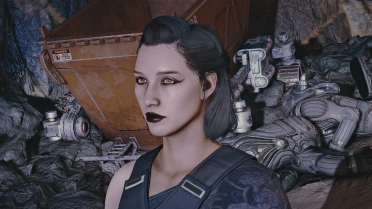 Make up for Andreja (Goth look with and without moles)