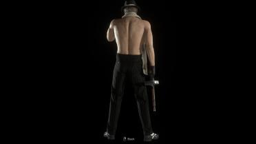 Pinstripe Leon Shirtless (Includes NSFW Patches)