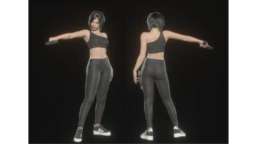 Ada Wong - Black Sportswear