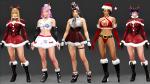 Tekken 8 XMAS Pack all girls in 4 outfit style
