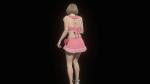 Ashley wearing Aerith's Pink Mermaid Outfit