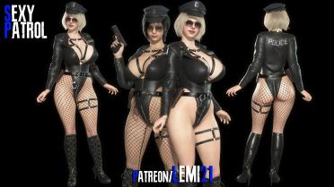 Ashley and Ada Sexy Patrol