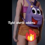 Sherrys tight shorts addons 