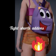 Sherrys tight shorts addons 