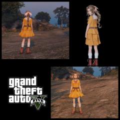 Gta5 ped mod: little girl 3 [aerith]
